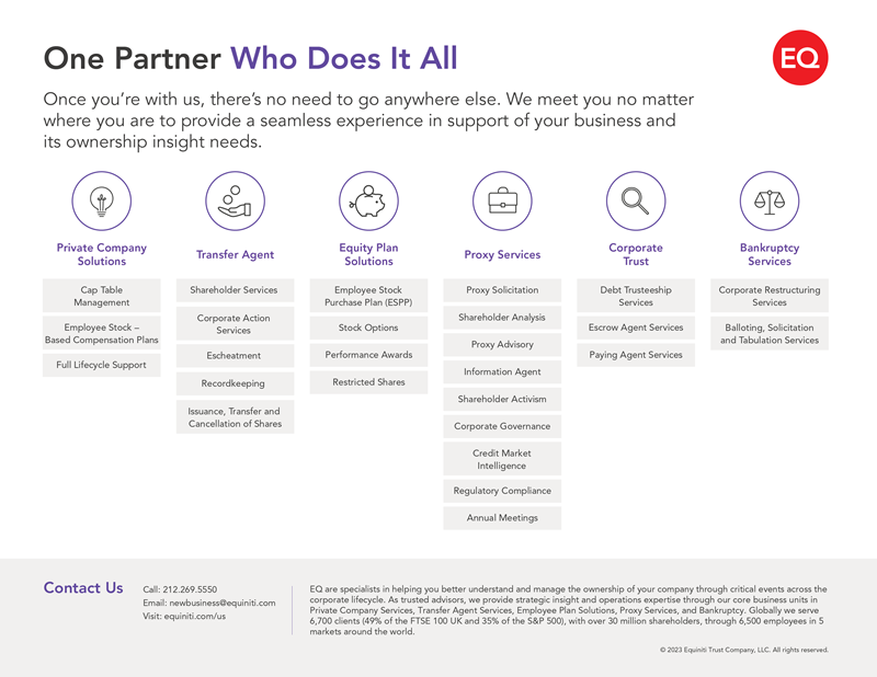 One Partner Who Does It All